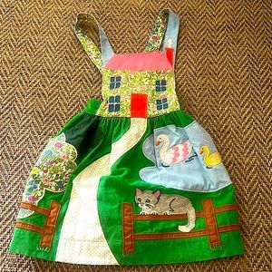 Mini Boden girls house dress - corduroy- adorable! Size 5/6